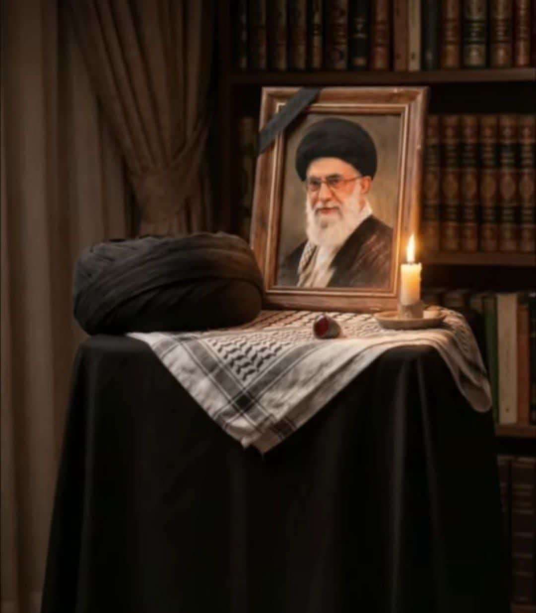 🏴و چهل روز از شهادتت گذشت ای مولا و رهبر ما ...